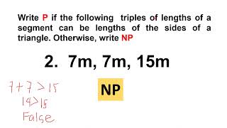 Triangle Inequality Theorem 2