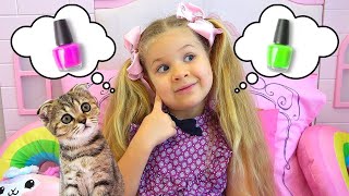 Diana Y Su Día De Diversión Con Gatita