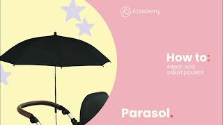 Parasol - How to attach and adjust parasol | Ickle Bubba
