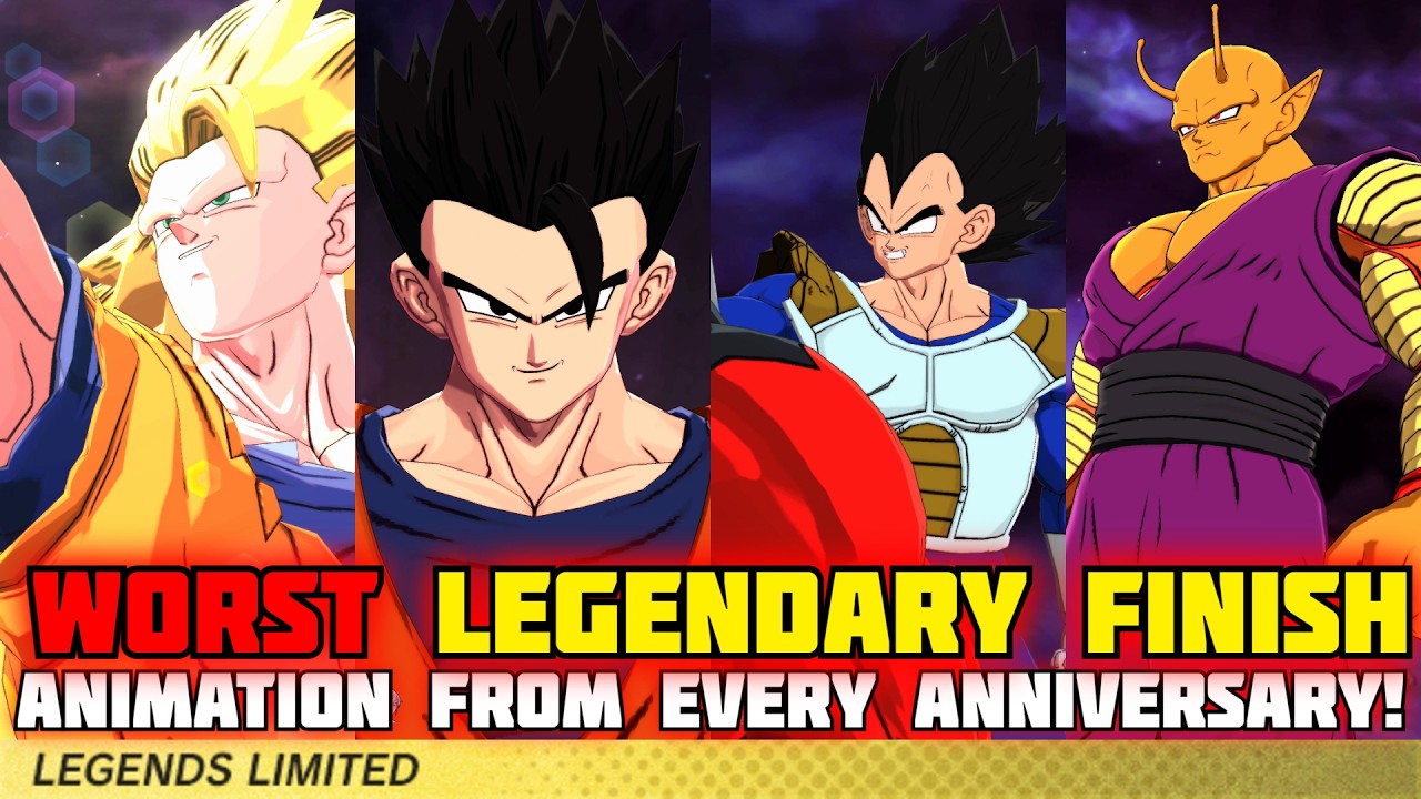 Worst Legendary Finish Animation From Every Anniversary In Dragon Ball ...