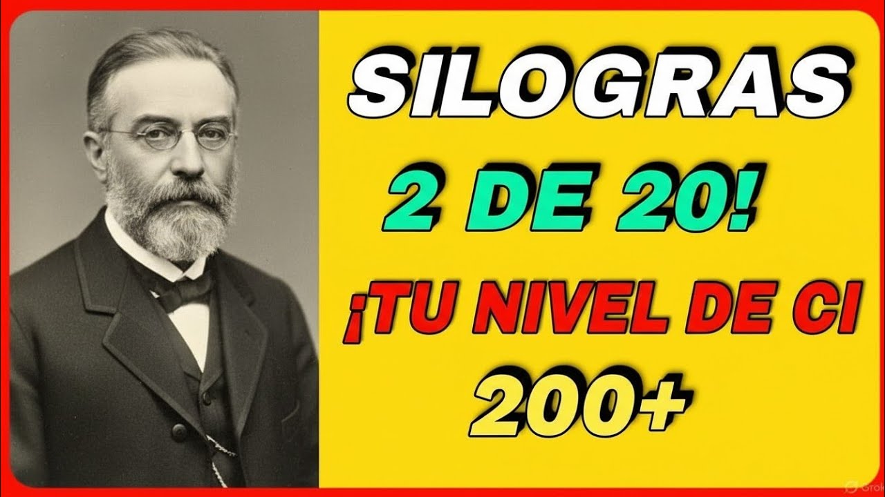 SILOGRAS 2 DE 20 😱 ¡SOLO GENIOS CON CI 200+ LO LOGRAN!