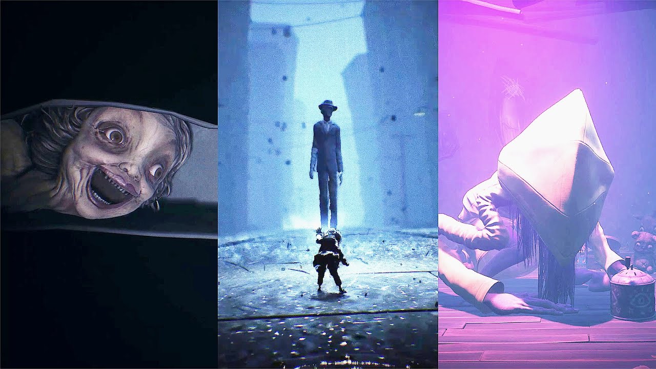 All Boss Fights/Bosses & Ending LITTLE NIGHTMARES 2 YouTube