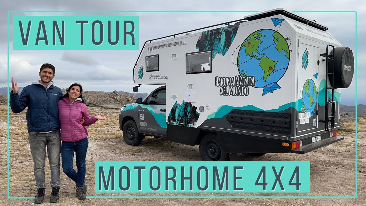 😍 El MEJOR MOTORHOME para darle la VUELTA AL MUNDO 🚙 VAN TOUR HILUX 4x4