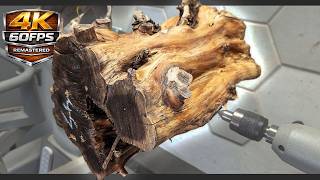 YEW Won’t Believe the Beauty Inside! - Woodturning Yew - Remastered to 4k 60fps