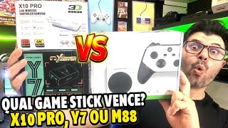 QUAL O MELHOR game stick DO MOMENTO Y7 M88 ou X10 PRO saiba qual escolher