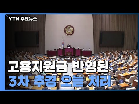고용지원금 반영된 3차 추경 오늘 처리...&amp;quot;지역 민원 사업 예산 배제&amp;quot; / YTN