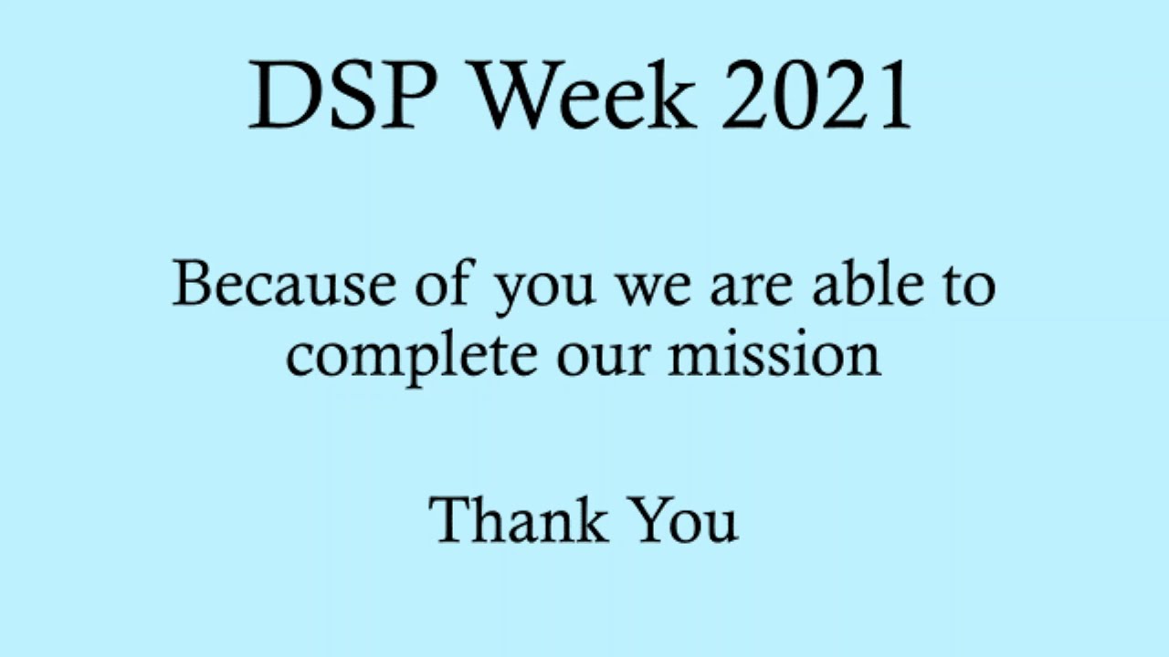 DGDP Communities DSP Week 2021 Heart and Soul