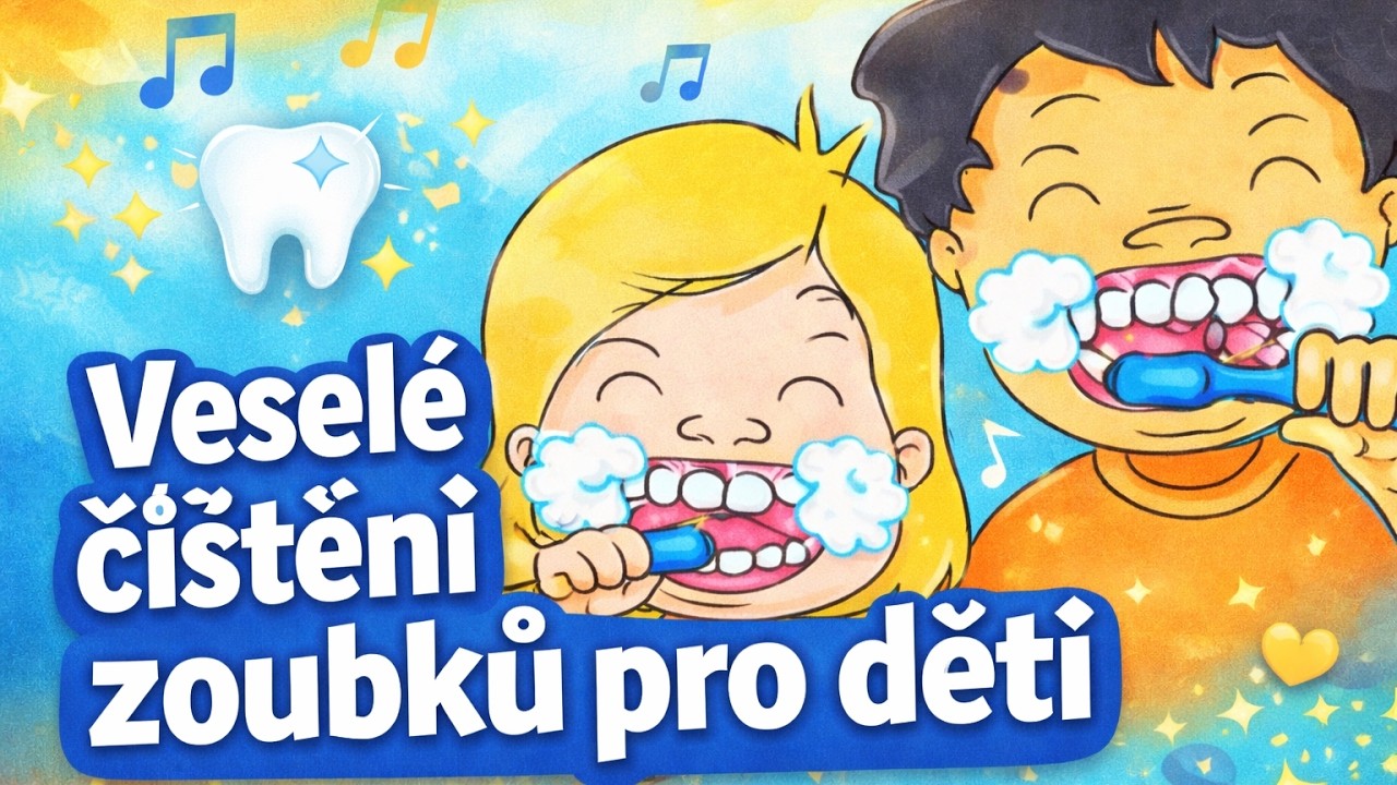 Veselé čištění zoubků pro děti 🦷 | Jak si správně čistit zuby zábavnou formou