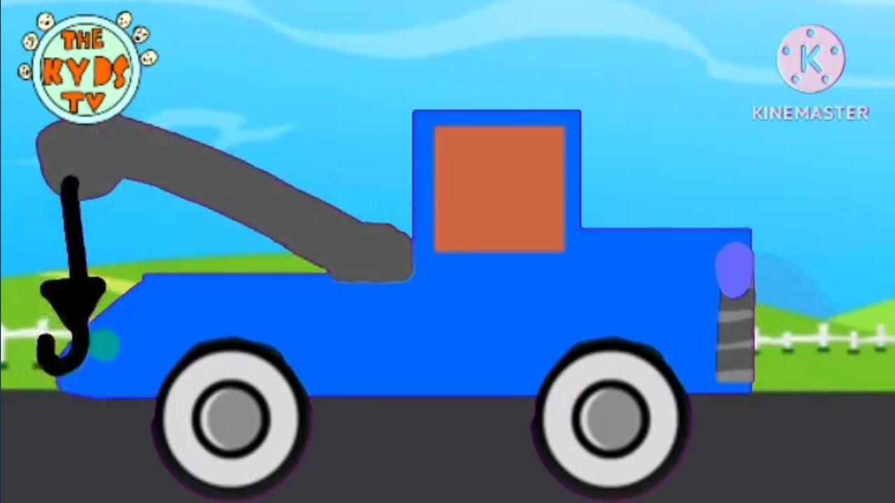 Blue Tow Truck