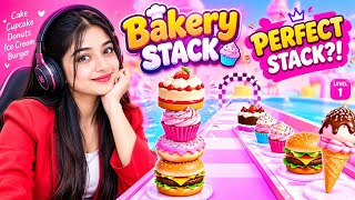 Bakery Stack Challenge 🍰🧁🍩 | Can I Build the Perfect Stack? 😍 | Satisfying Gaming screenshot 5