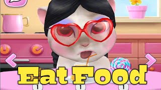 My Talking Angela EAT FOOD ( Android & iOS ) screenshot 3