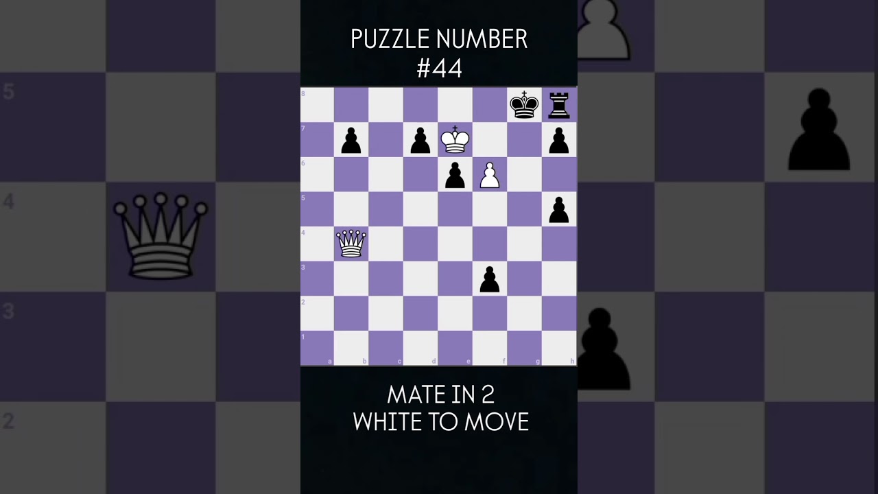 PUZZLE NUMBER -44🤯🥶 100 CHESS PUZZLE SERIES 