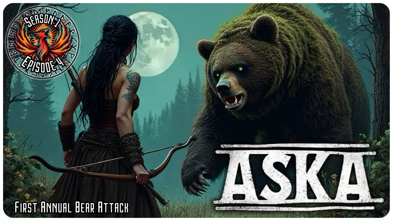 ASKA S1E4 | First Annual Bear Attack | Open World Survival Gameplay