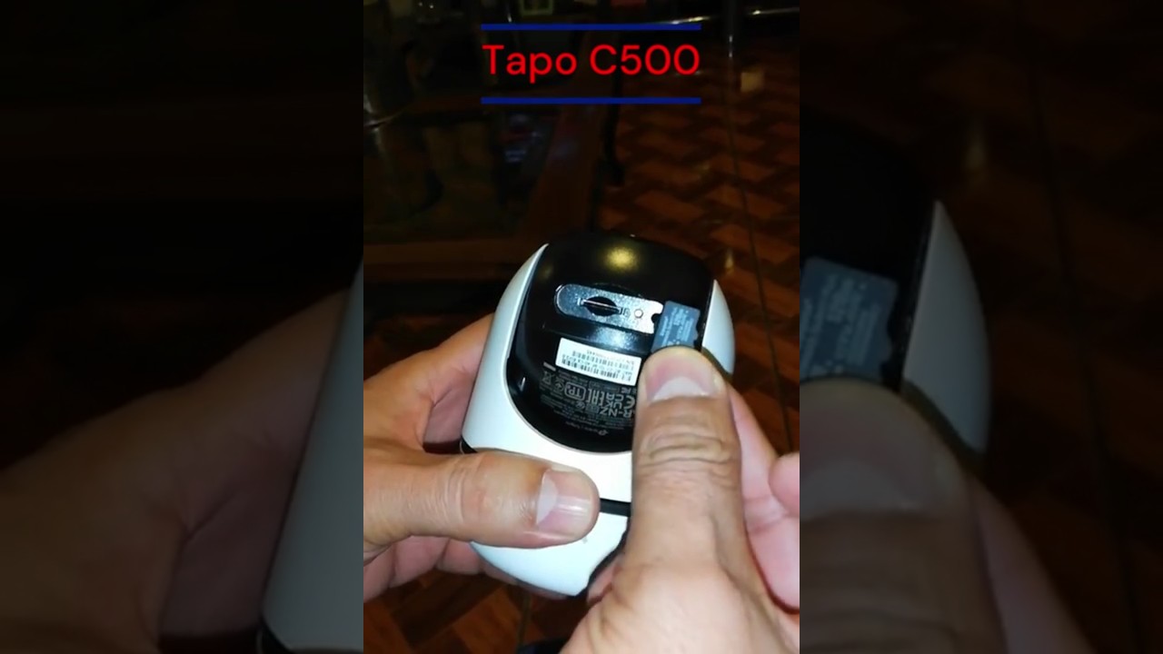 Memoria Micro SD / Cámara Tapo C500 / INSTALACIÓN
