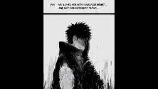 cusre of fate... #anime #animeedit #obito #obitoedit #sadstatus #love #fypシ゚viral