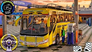 新作バスシミュレーター2026 - インドの乗客ピックアップバスゲーム Androidゲームプレイ screenshot 1
