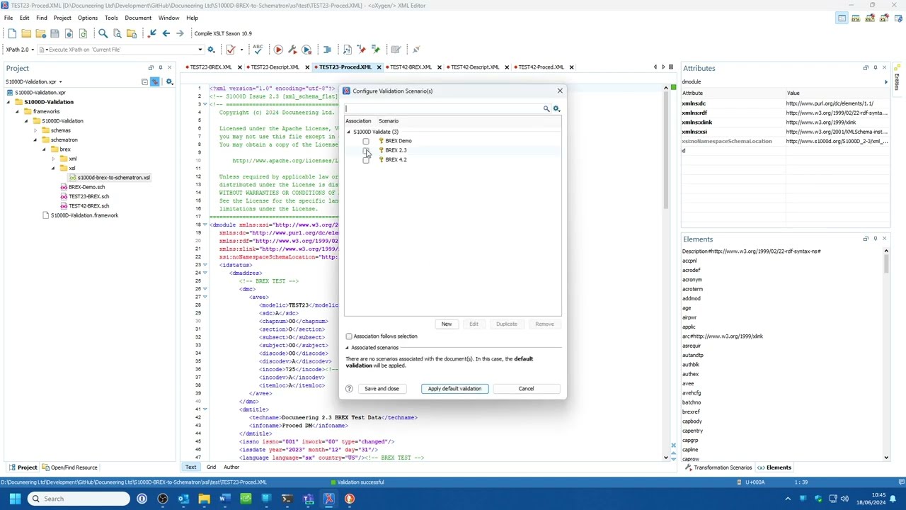 S1000D BREX to Schematron