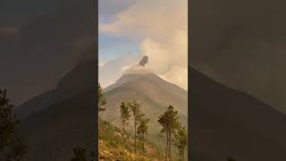 Lightning Strikes Inside Active Volcano