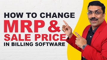 How to edit MRP and Sale Price in Billing software