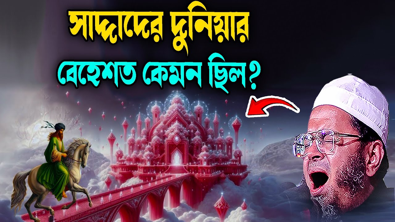 সাদ্দাদের দুনিয়ার বেহেশত কেমন ছিল? Waz New মুফতি নাসির উদ্দিন আনসারী নতুন ওয়াজ Waz 2025