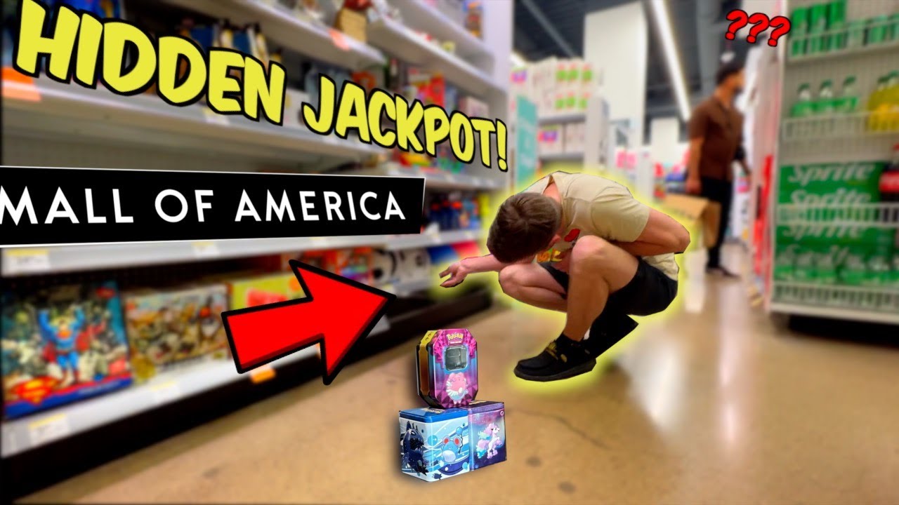 mall of america pokemon cards We Found HIDDEN POKEMON in Mall of America 😱🔥