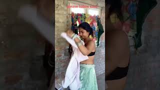 Indian Bhabhi Wear Bra