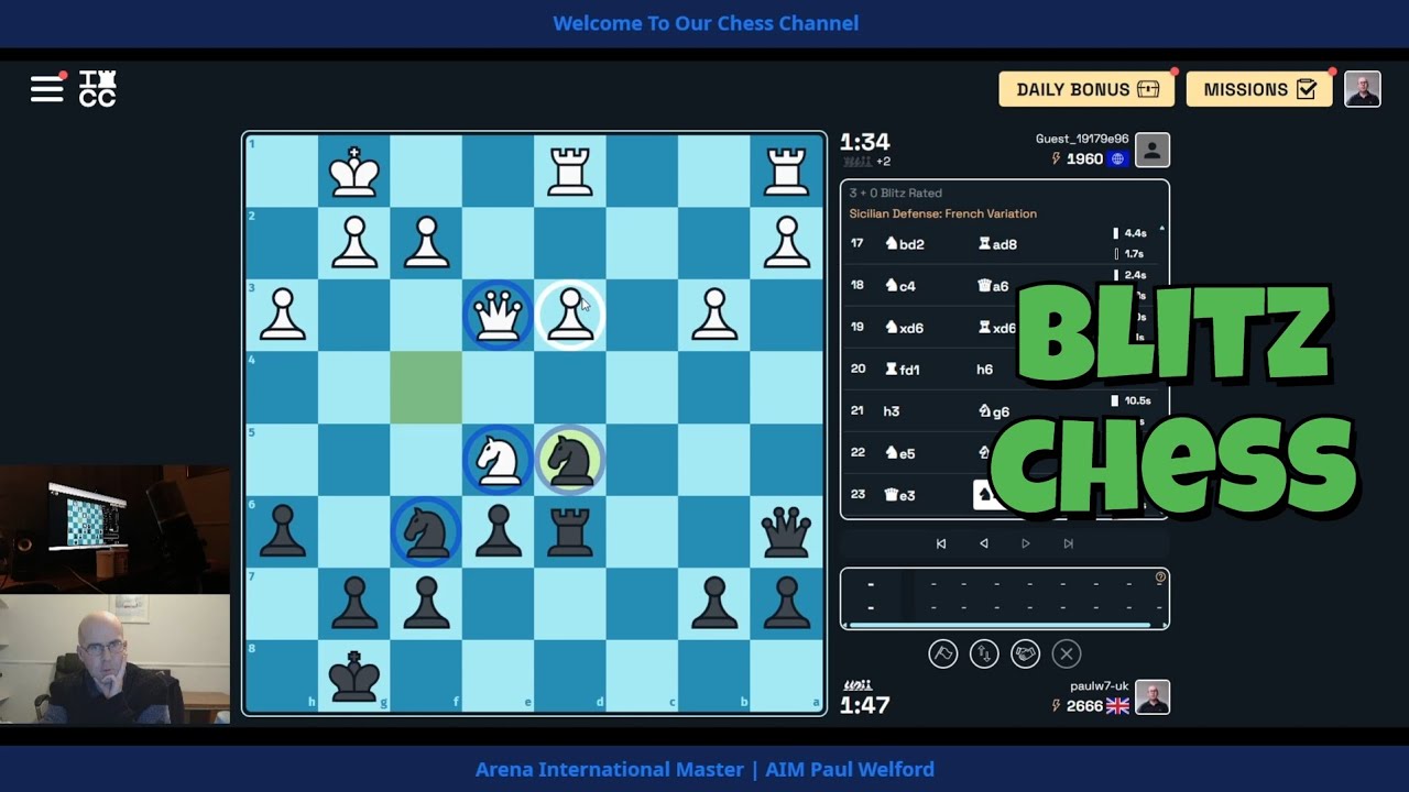 paulw7uk 2666 v 1960 гостевой аккаунт blitz chess ICC