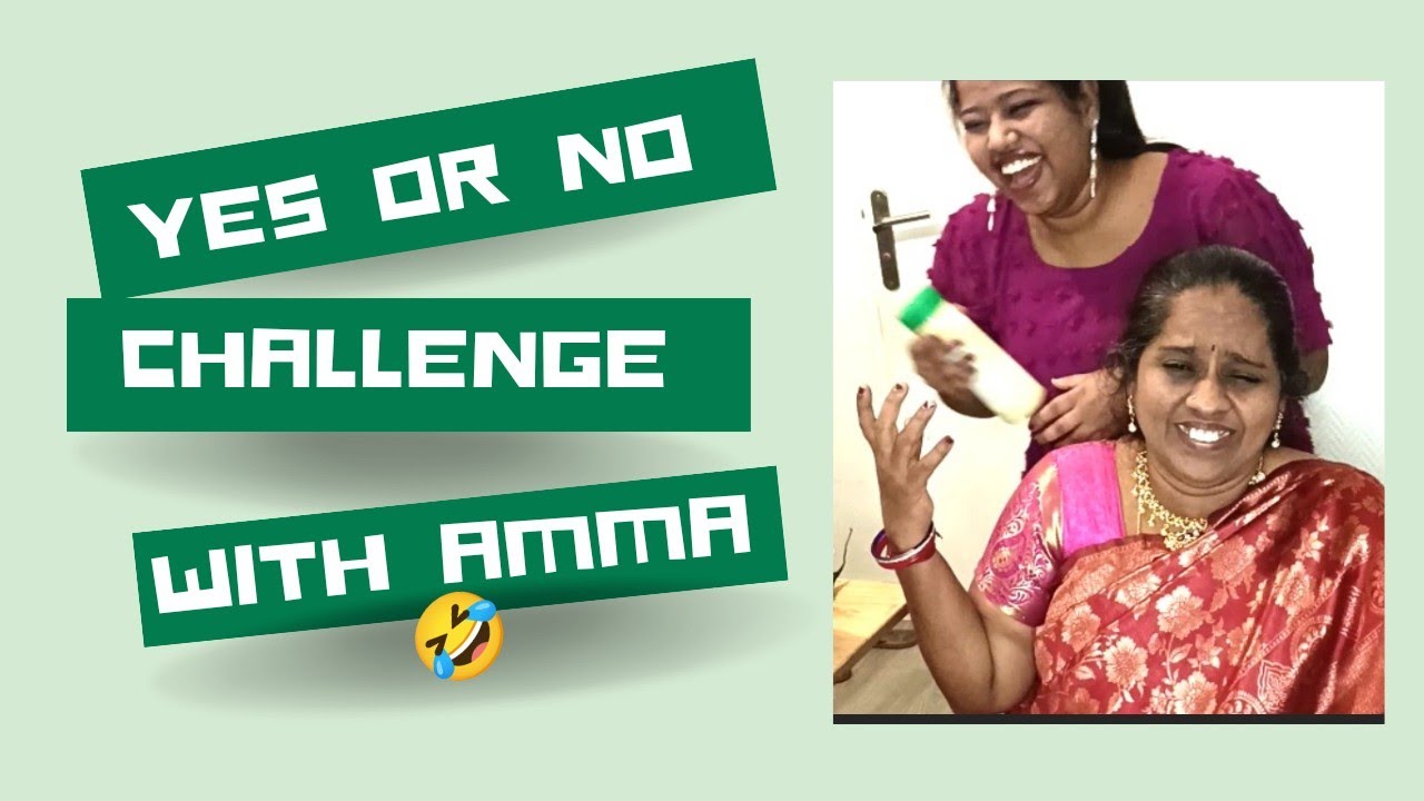 YES OR NO challenge with amma🤣very funny video #challenge #challengevideo #challengeaccepted #vlog