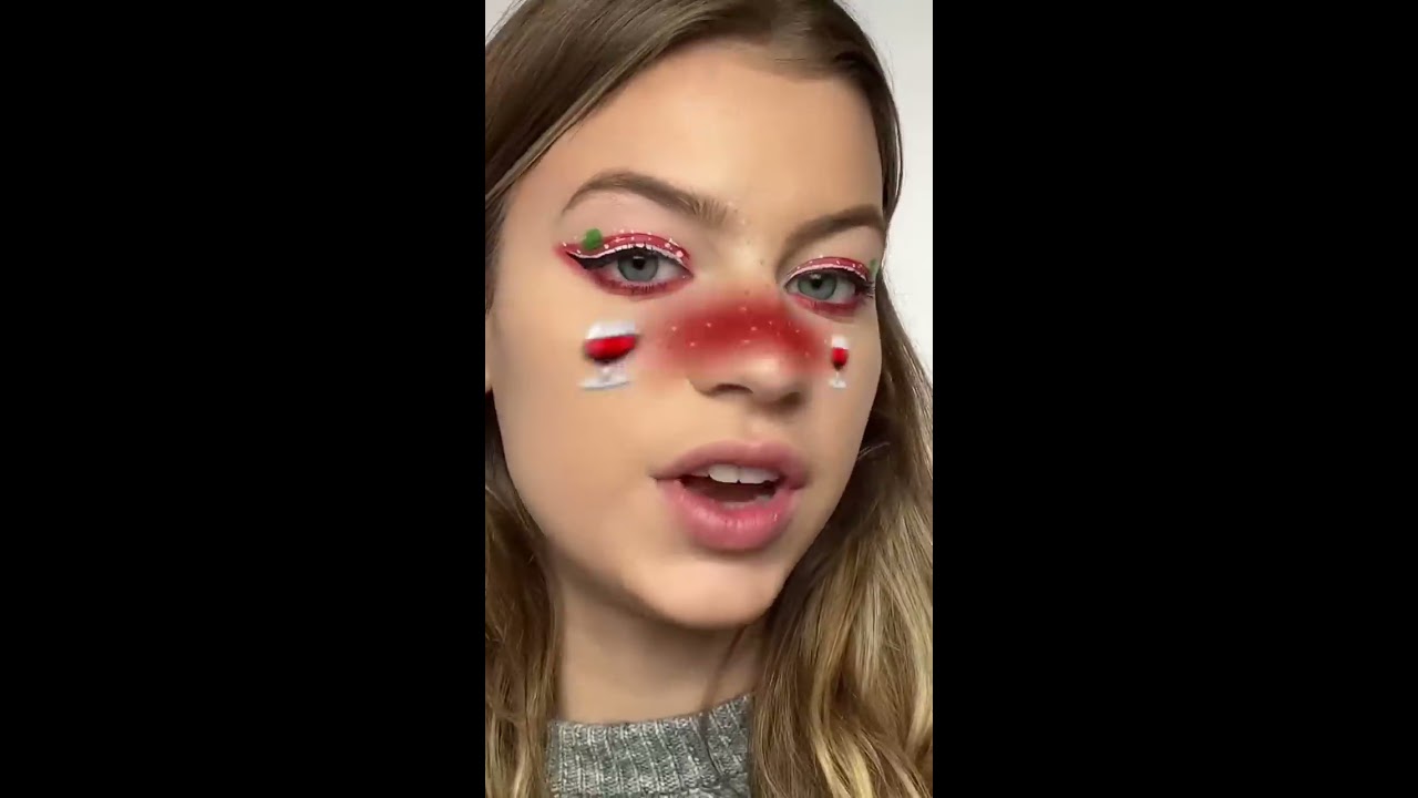 LETTING THIS FILTER PICK MY CHRISTMAS MAKEUP It Turned Out So Good Shorts