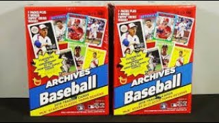 2019 Topps Archives Baseball Blaster (2) Box Break Searching for PETE ALONSO!!