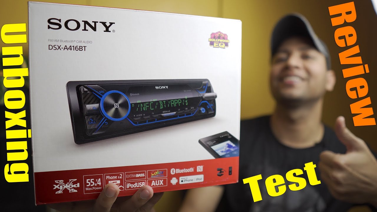 Sony DSX-A416BT Car Stereo System With Bluetooth Unboxing in Depth