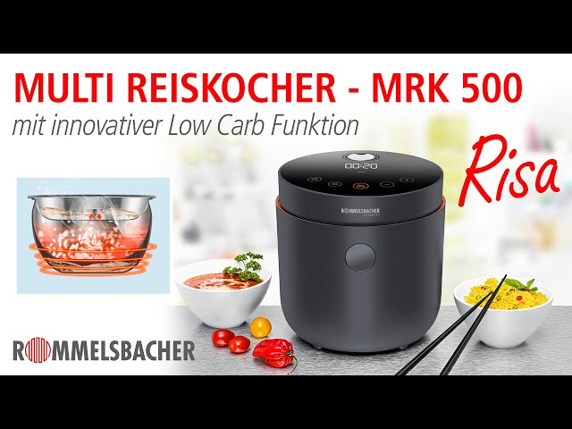 YouTube Low RISA Reiskocher 500 mit Carb innovativer - Funktion ROMMELSBACHER MRK Multi