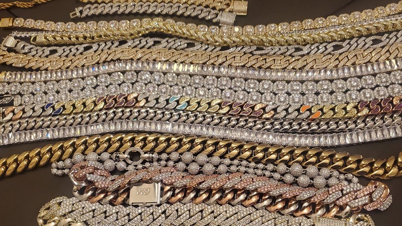 shop gld & 6ice 10,000 jewelry collection part 1 YouTube