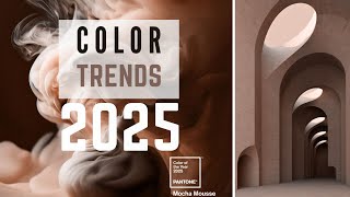 COLOR OF THE YEAR 2025 Pantone Sherwin Williams Benjamin Moore Behr