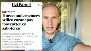 Horeca Wil Prikpas Boycotten En Saboteren Niemand Wil Een Qr Maatschappij Wat Kunnen We Doen?