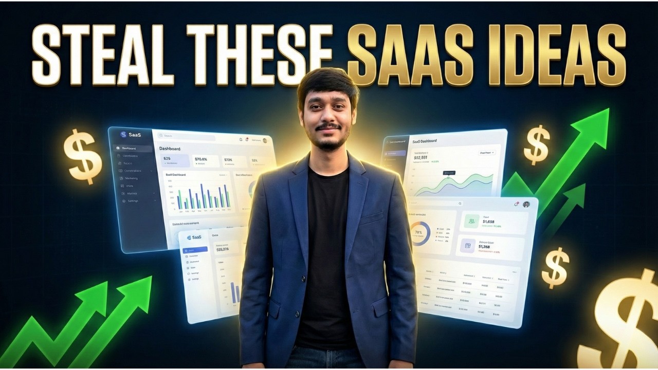 10 SaaS Business Ideas that are Making ₹5 Lakhs/m - YouTube