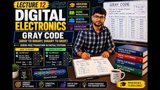 Digital Electronics Lecture 12 | Gray Code | Gray Code Table | Binary to Gray & Gray to Binary