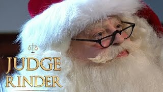 Famous Text Santa: Santa Provides Evidence In Court From His Chief Elf | Judge Rinder Wealth