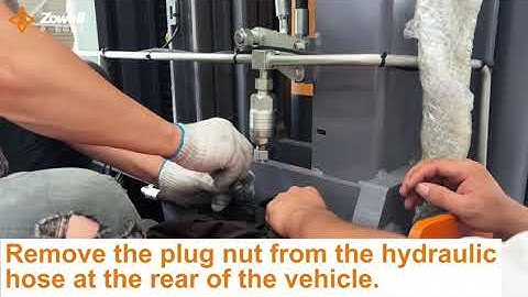 Mast installation video for Man up VNA forklift VUE