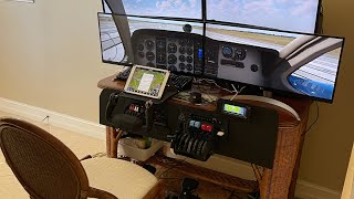 Homemade flight sim cockpit. Honeycomb yoke&throttle. Logitech G pro rudder pedals. Xplane12 B58