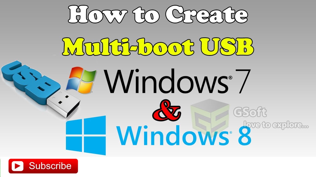 how to create a multibootable USB Pendrive | Windows 7, 8.1, 10 (All in ...