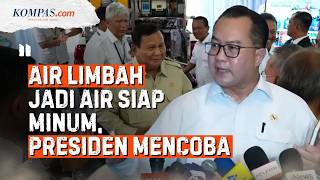 BRIN Turns Flood and Wastewater Into Drinking Water, Tasted by Prabowo Himself
