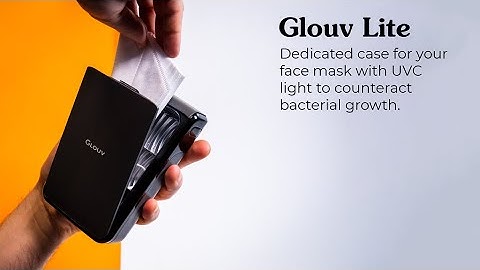 Now on Kickstarter: Glouv Lite | Innovative storage for your face mask