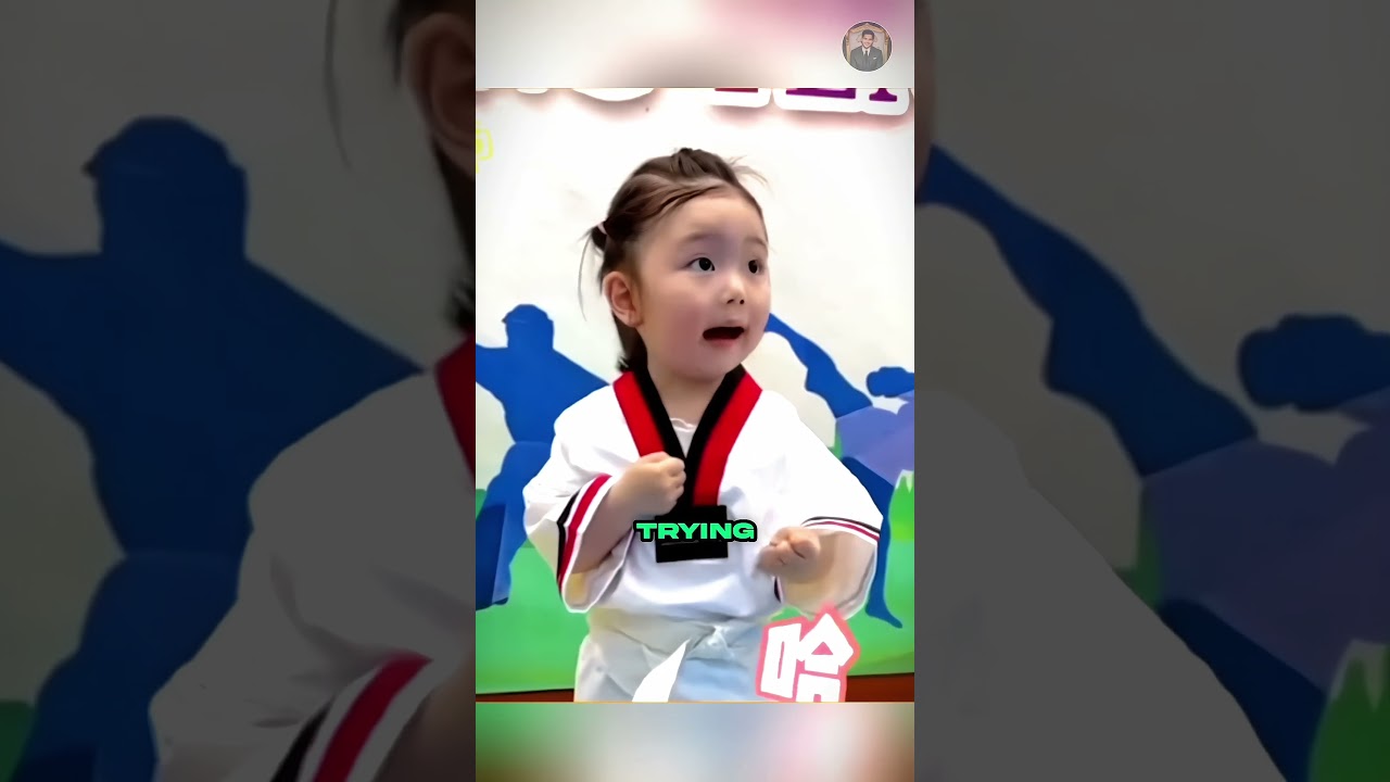 Karate Teacher Asked for Angry Face, But This Cute Girl Made Everyone Laugh Instead 🥹 