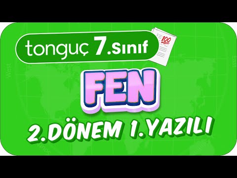 7.Sınıf Fen 2.Dönem 1.Yazılıya Hazırlık 📑 #2024