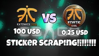 Katowice 2014 VS Katowice 2019 Sticker Scraping Video!!!!!