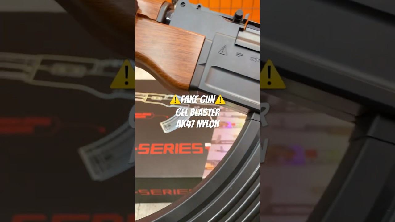 ⚠️Fake Gun⚠️ Gel Blaster AK47 Nylon Review