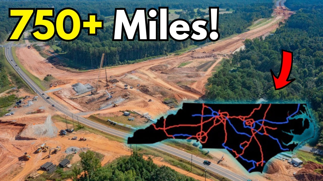 North Carolina's CRAZY 750 Mile Interstate Expansion