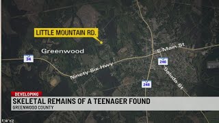 Remains of missing teen found in Greenwood Co.