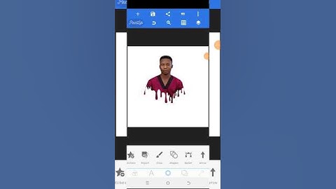 Dripping Effect in PixelLab | Easy Tutorial #shorts